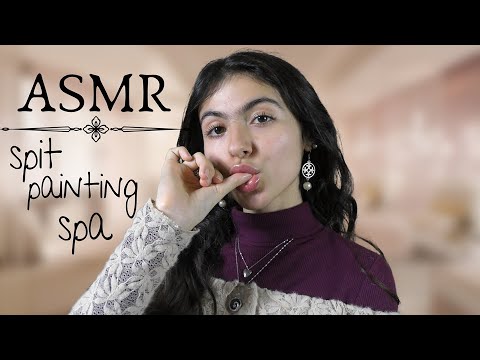 ASMR || a visit to the spit painting spa @kikiasmr8