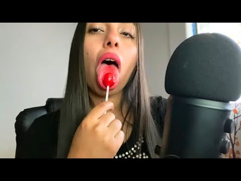 ASMR ESPAÑOL // SPIT PAINTING CON LOLLIPOP.