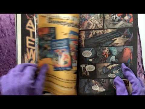 The JokerGLOVES💜  page through a comic📖 ,LEGO bricks build ,windy and ⏰ ticking [[ASMR]]