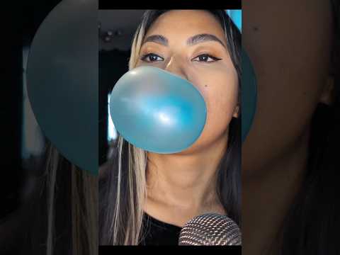 Hubba Bubba Max Sour Blue Raspberry #asmr #bubblegum #gumchewing #bubbles #asmrtriggers #asmrsounds