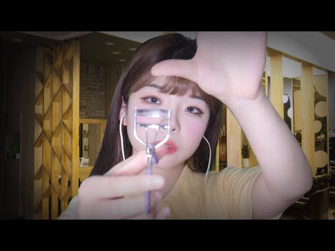 ASMR 편안하고 말 많은 메이크업샵 롤플레이 (후시녹음)│Makeup shop roleplay (Makeup artist)