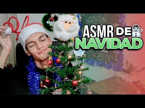 ASMR de NAVIDAD | MUCHOS SONIDOS CON OBJETOS NAVIDEÑOS | ASMR Español