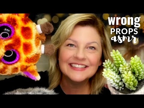 ASMR | Doing Your Make Up with the Wrong Props!! 🦒🌿💗🌼