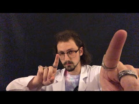 ASMR 5 Minute Cranial Nerve Exam but Only Using Fingers Roleplay