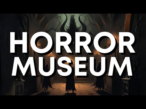 🦑Horror in the Museum | 31 Nights of Lovecraft (Night 23) | ASMR + Ticking Clock, Fireplace Ambiance