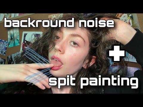 ASMR Spit Painting Doctor Chaotically Spit Paints a Countdown on You 👩‍⚕️ Spit-Less Roleplay
