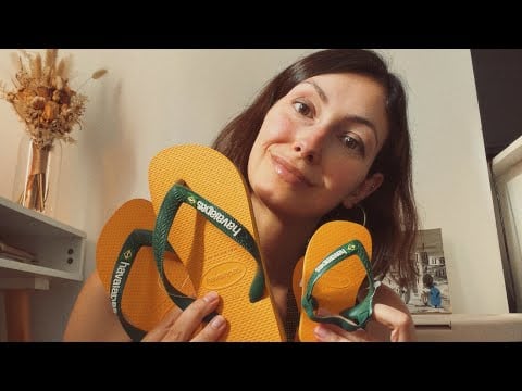 ASMR Scratch & Relax 🧘‍♀️ | Scratching on Havaianas 🩴 | Soft Spoken | Pure Scratching