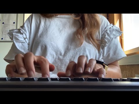ASMR Keyboard Tapping for Sleep (No Talking)