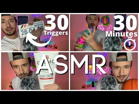 30 ASMR Triggers in 30 Minutes | Perfect for Sleep, Study, Work, and Relax | Fast, Aggressive ASMR