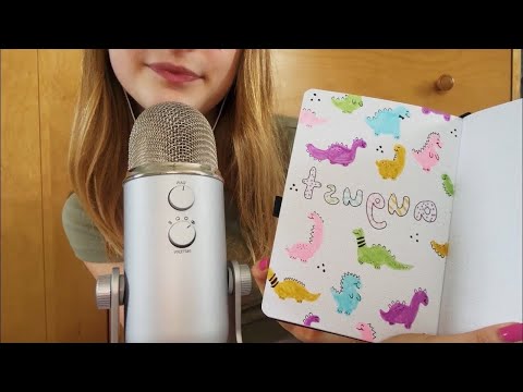 ASMR August Bullet Journal Spread 🦕