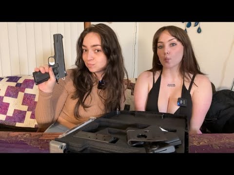 ASMR Showing Ariel My New Sig Sauer 1911 