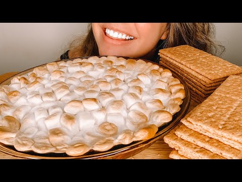 ASMR VEGAN S'MORES DIP MUKBANG