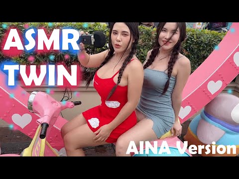 My First Public! 🎠 ASMR With CRAZY ASMRTIST At the Whole Theme Park with *Fast Mouth Sounds*👄