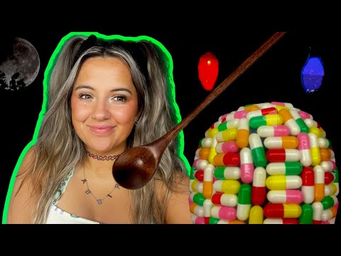 ASMR LIVE pt. 2📱💲— pill mic, wooden spoon, thumb lights, snips, mouth sounds, & personal attention