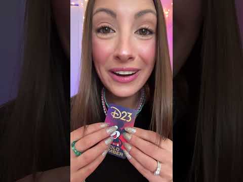 D23 Gold Membership Unboxing #d23 #disney #asmr #disneyasmr