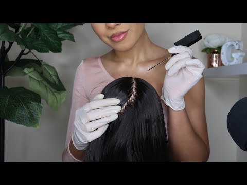 [ASMR] Hair Play W/ Scalp Scratching +Massage, Combing & Brushing