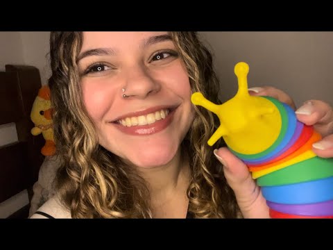ASMR caseirinho RÁPIDO e ALEATÓRIO pra te dar soninho ✨