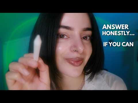 ASMR with Eyes CLOSED ✨ Can You Answer These Personal & Random Questions?