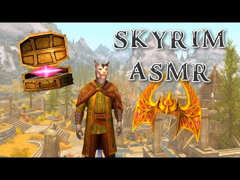 Skyrim ASMR | Finding ALL 24 Stones of Barenziah! 👑 Binaural whispers | No Stone Unturned Questline