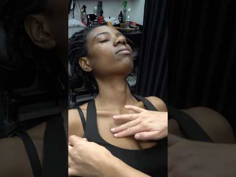 Chest , Belly , Foot Unusual Lady Massage And Cracks #asmr #femalechestmassage #masaj #sleep #relax