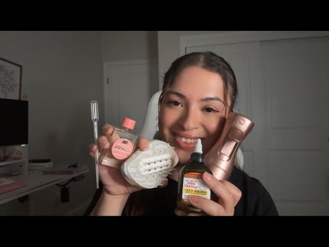 ASMR Scalp treatment & massage 💆🏻‍♀️ for hair loss/thinning (oiling & personal attention)