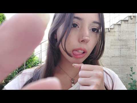 asmr coconut rain in public but got caught in 4k MULTIPLE times