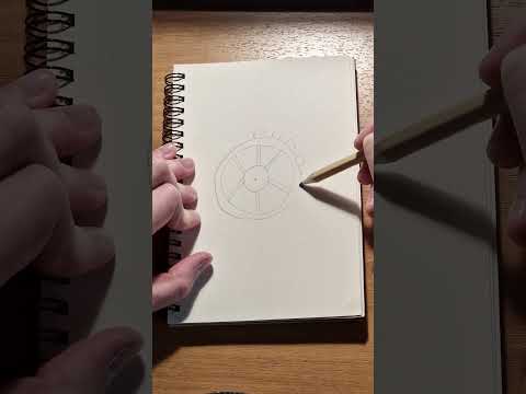 Sketching when you can't draw #ASMR #shorts (soft-spoken)