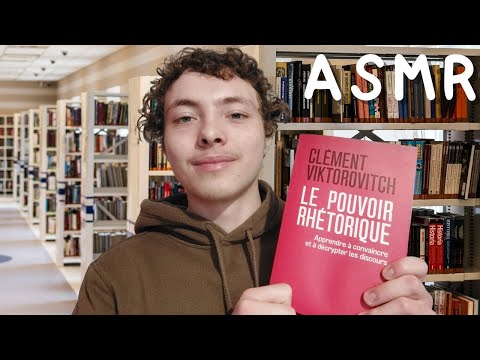 ASMR FR: Roleplay📚Bibliothèques📚(tu viens pour tes livres d'études)