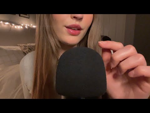 asmr almost touching (TINGLY VISUALS + mouth sounds)