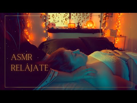 ASMR VISUAL CARICIAS | Sonido Fuego | 🔥 SOFT SPOKEN ... Relájate y Duerme profundamente 💤 | HD 4K |