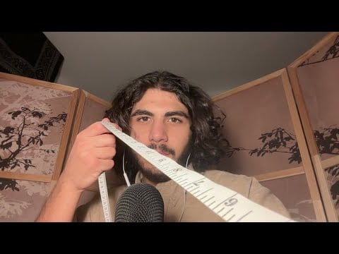 ASMR Measuring Your Facial Features (Personal Attention)