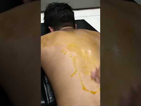 Soothing Back Massage #asmr #relaxingmassage #painrelief #backmassage #oilymassage #sleepaidasmr