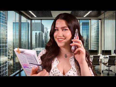 ASMR | Celebrity Personal Assistant Roleplay (Planning Your Week)