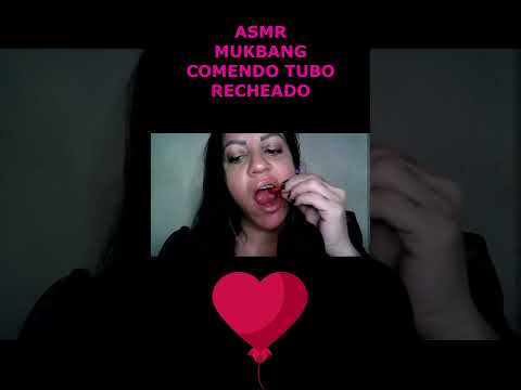 ASMR-SHORTS MUKBANG COMENDO DORI TUBO RECHEADO