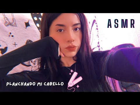 ASMR | Planchando mi cabello | Sonidos relajantes 💗 | Andrea ASMR 🦋