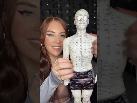 ⚡️TINGLY acupuncture doll 💓 #asmr #asmrvideos #tinglysounds #asmrtriggers #relax #tingly #fyp