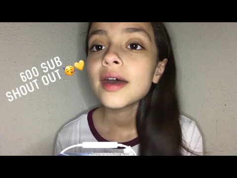 ASMR 600 Sub Shoutouts