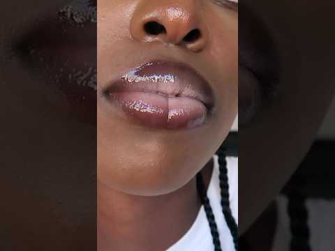You can’t say no | Glossy Lip Combo #makeup #lipgloss #shorts