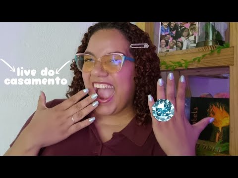 ASMR DIÁRIO DA NOIVA 💍💕 LIVE DO CASAMENTO 💒😍