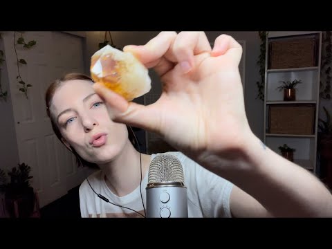 Asmr crystals, waving hand movements & removing negative energy #shorts