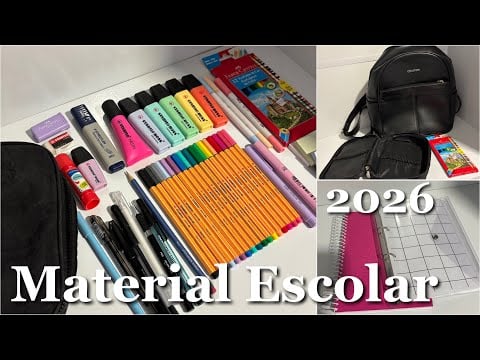 Meu material escolar de 2026