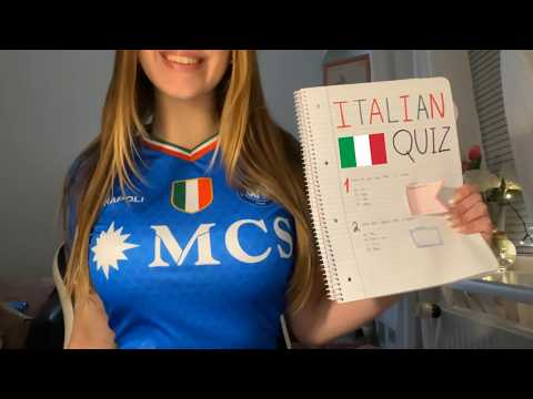 asmr italian quiz 🇮🇹