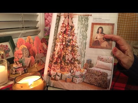 ASMR Christmas Issue, Southern Living Magazine; (no ads). Soft Spoken Comments+Reading