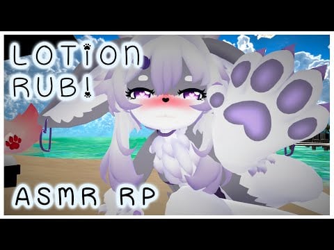 Lotion Rub VR ASMR [3Dio Binaural Sound, Calming Beach Ambiance For Sleep, Phantom Touch Massage]