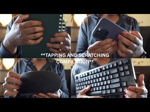 ASMR Random Object Compilation **Tapping + Scratching**