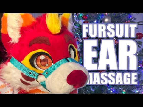 You will Fall Asleep to this Experimental Fursuit Ear Massage ASMR 🎄