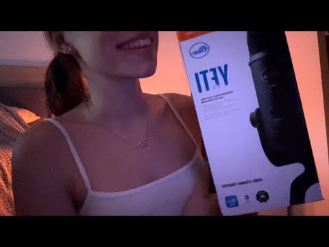 ASMR Unboxing my NEW microphone ✨ (bonus video)