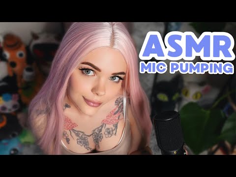 ASMR | Mic Pumping On My Knees | Scratching Fast & Agressive