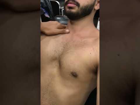 Shaved Chest Massage #chesttrim #massagetherapy #intensemassage #pakistanistyle #lahoribarber #relax