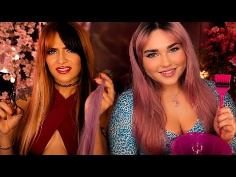 Hair Color Appointment + Haircut | ASMR ft @ASMRShanny 